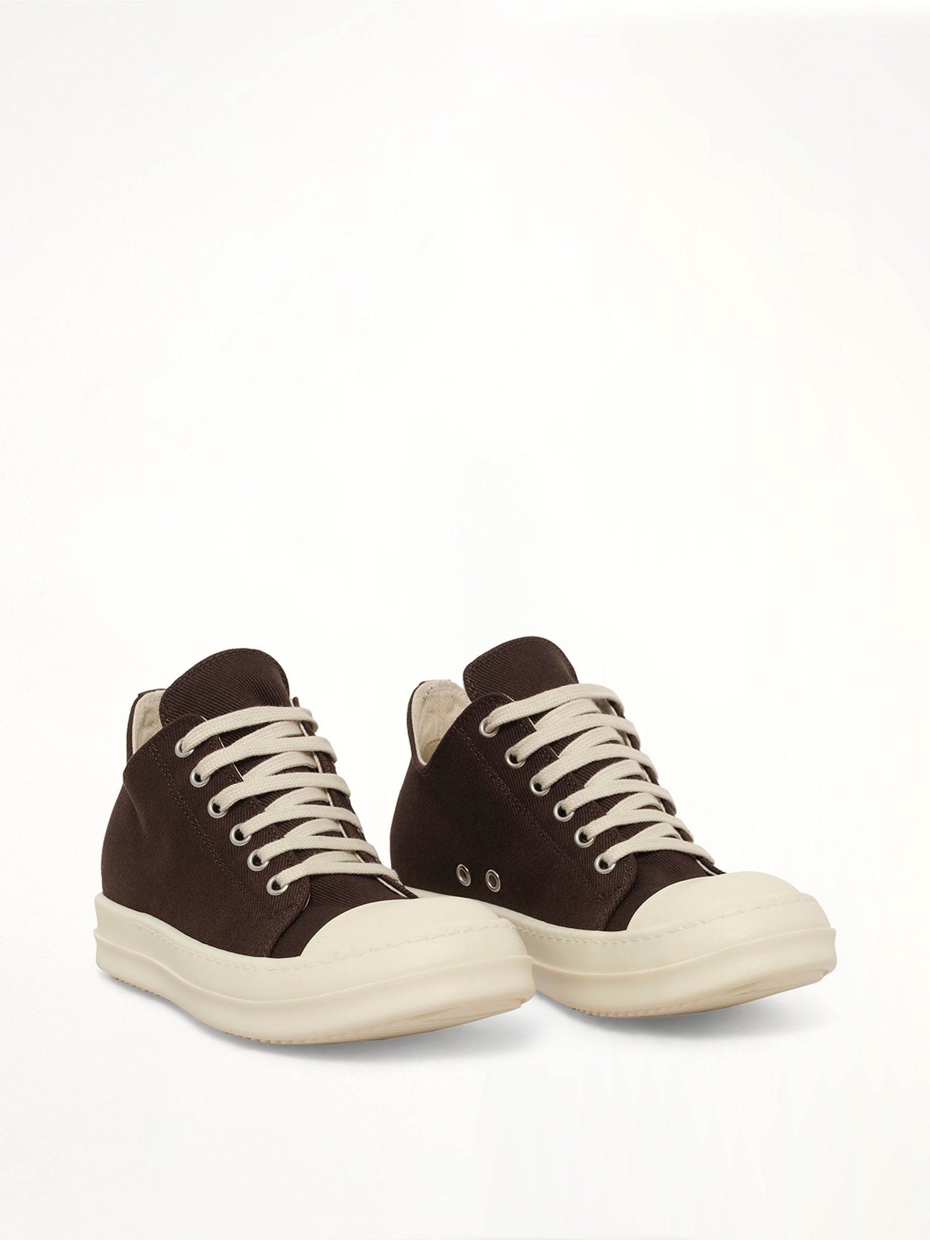 13oz Overdyed Denim Low Sneaks in Dark Dust