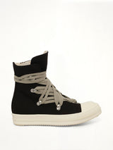 13oz Overdyed Denim Megalace Sneaks in Black