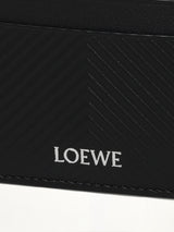 Loewe Graphic Plain Cardholder in Black