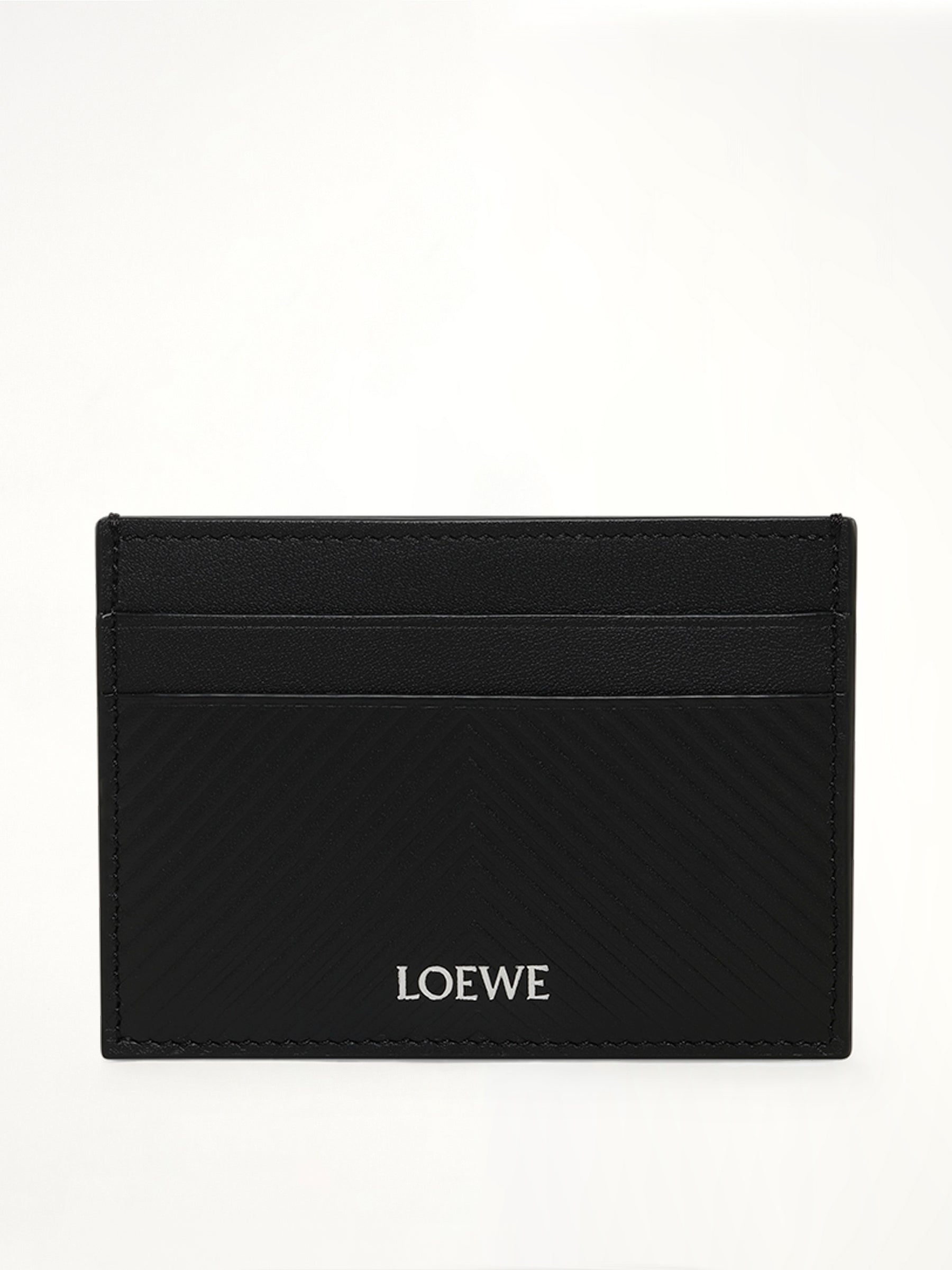 Loewe Graphic Plain Cardholder in Black