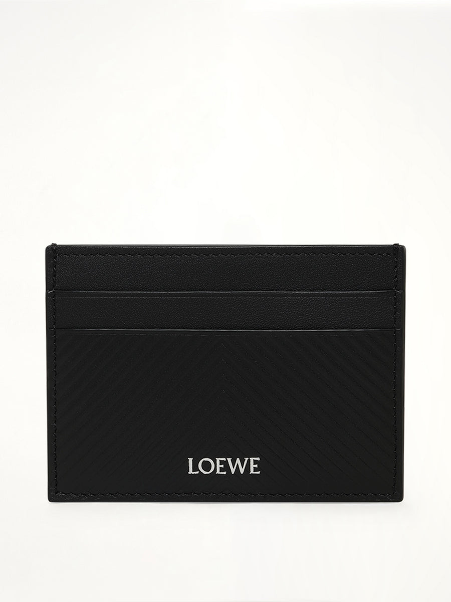 Loewe Graphic Plain Cardholder in Black