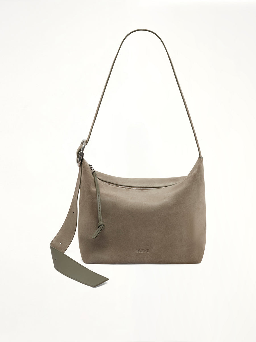Loop Hobo Medium in Light Khaki