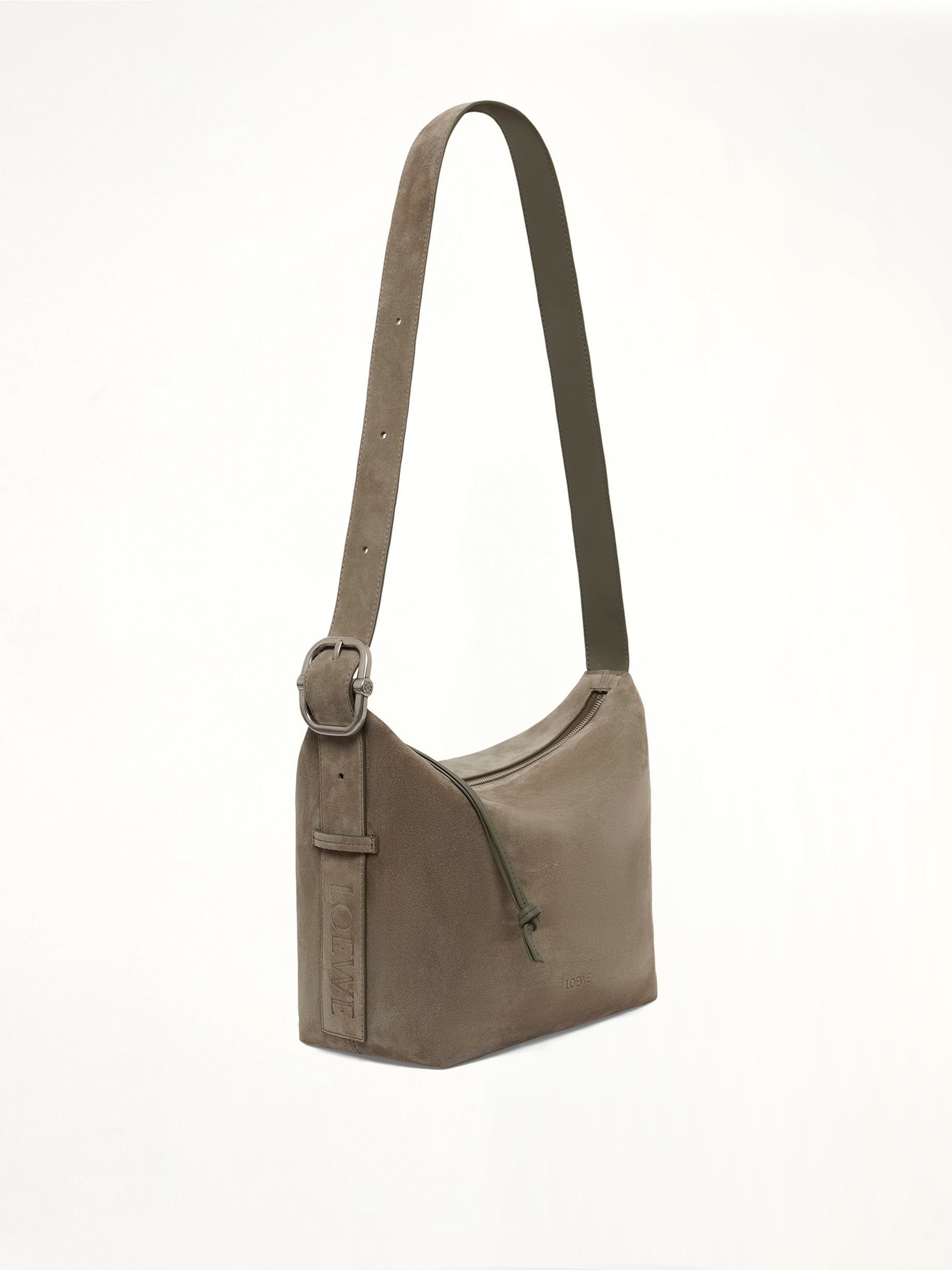 Loop Hobo Medium in Light Khaki