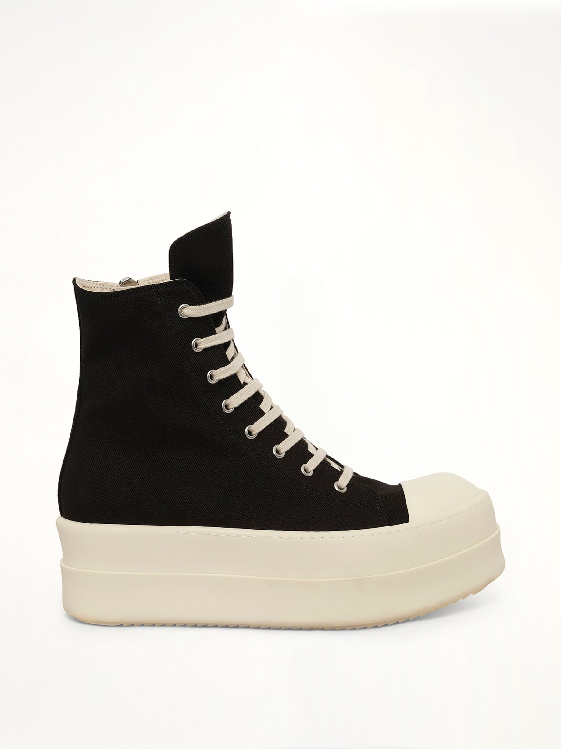 Overdyed Denim Megabumper Sneaks in Black