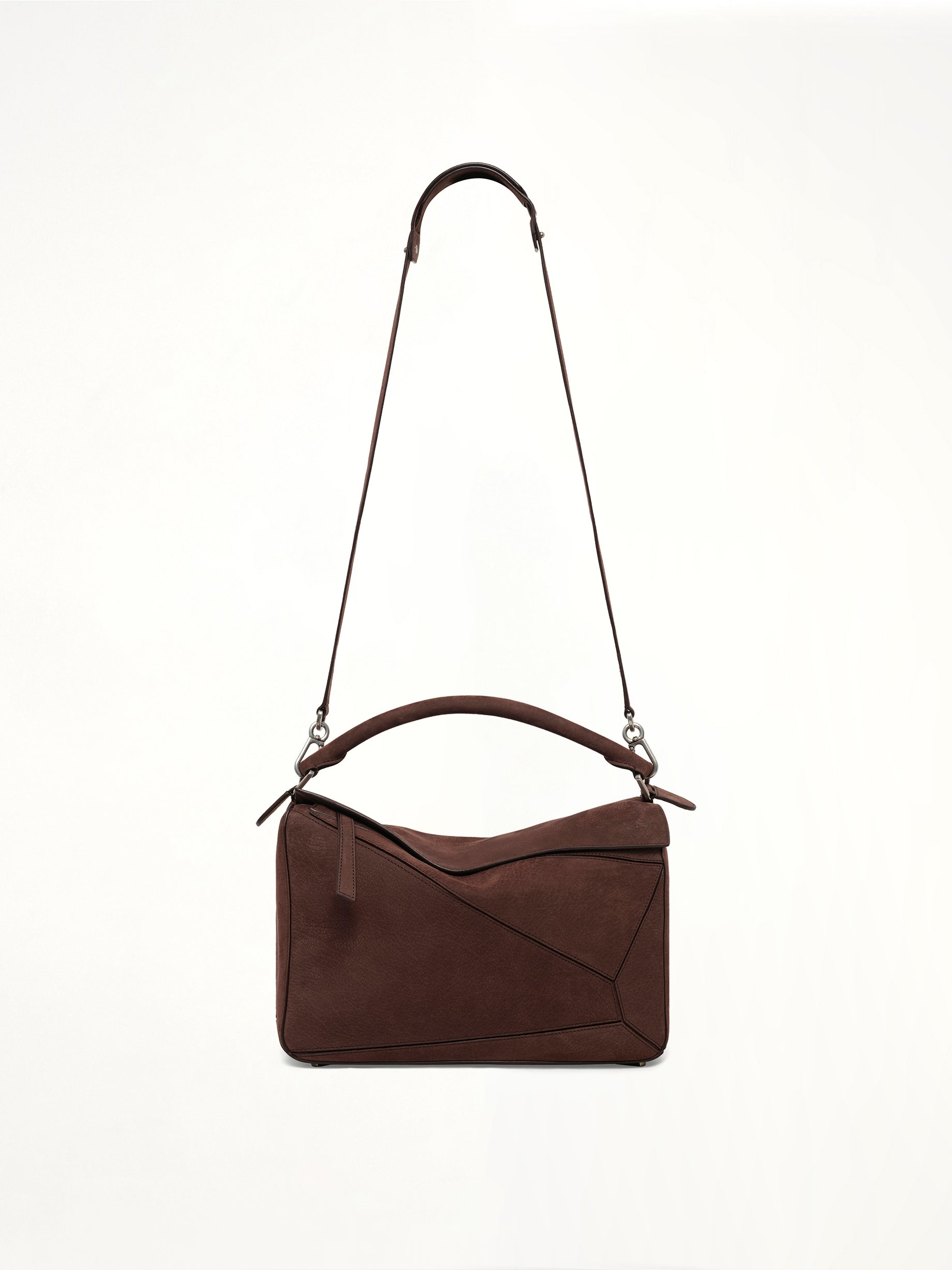Puzzle Large Bag in Dark Chestnut