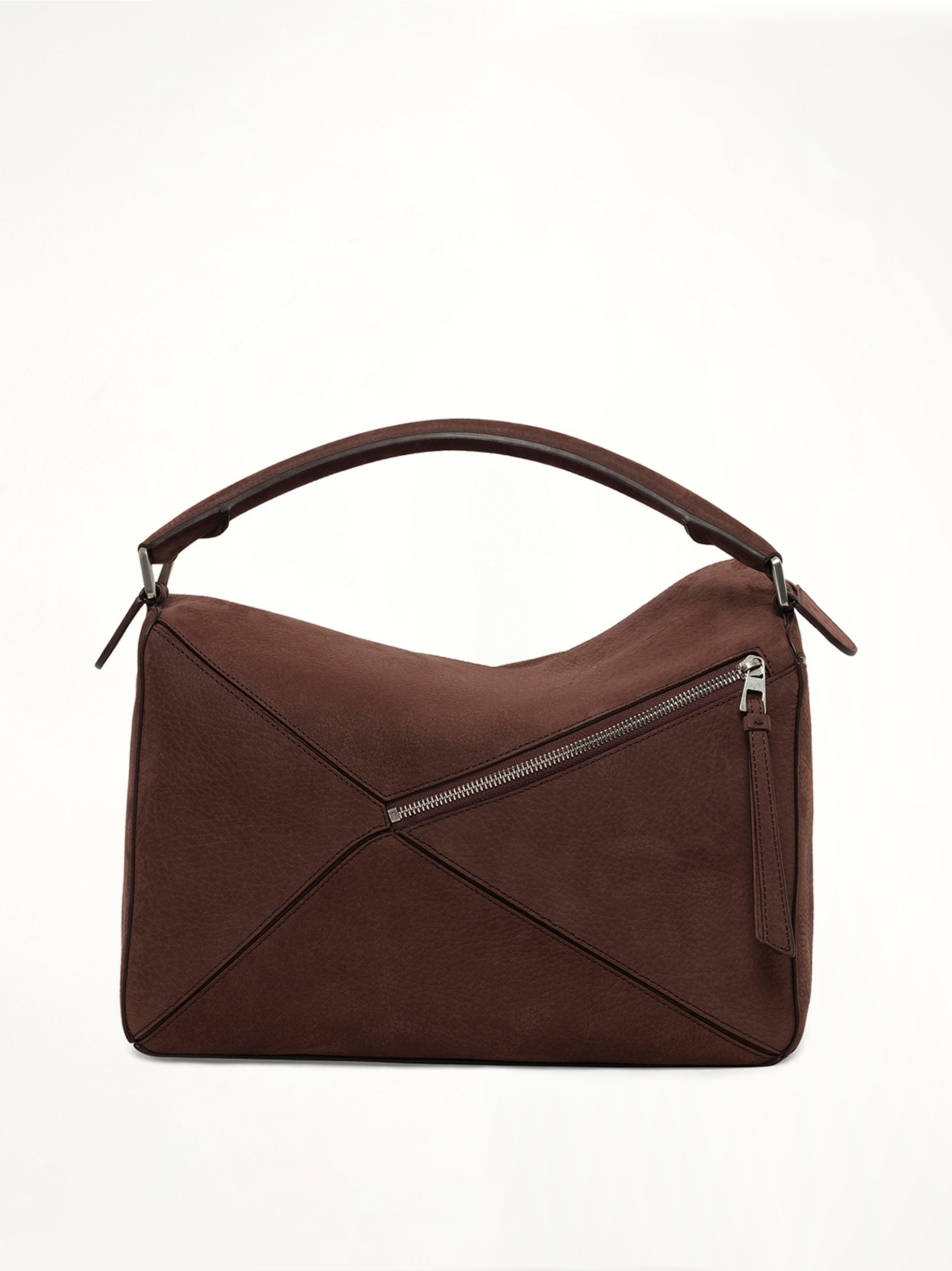 Puzzle Large Bag in Dark Chestnut