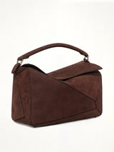 Puzzle Large Bag in Dark Chestnut