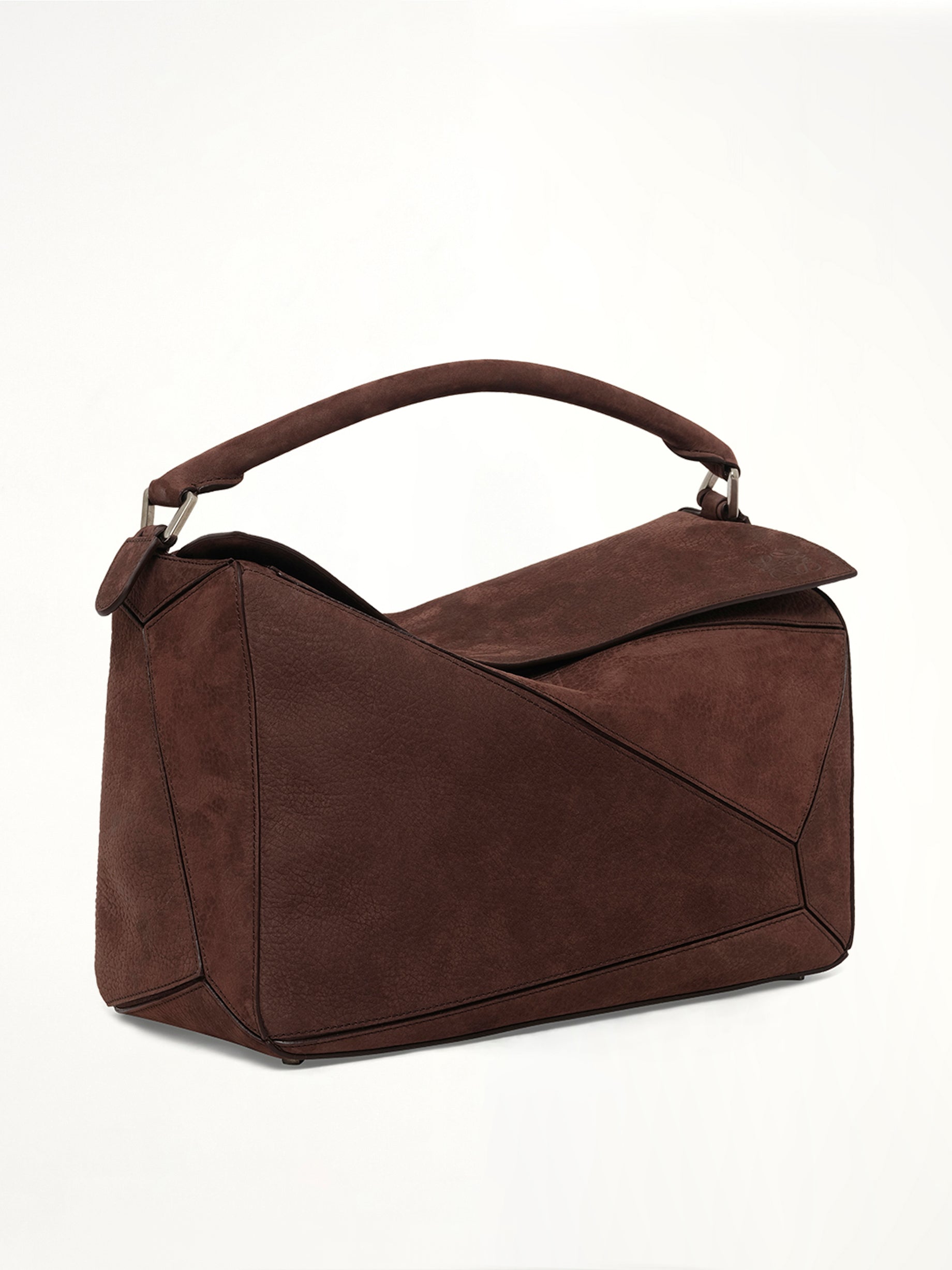 Puzzle Large Bag in Dark Chestnut
