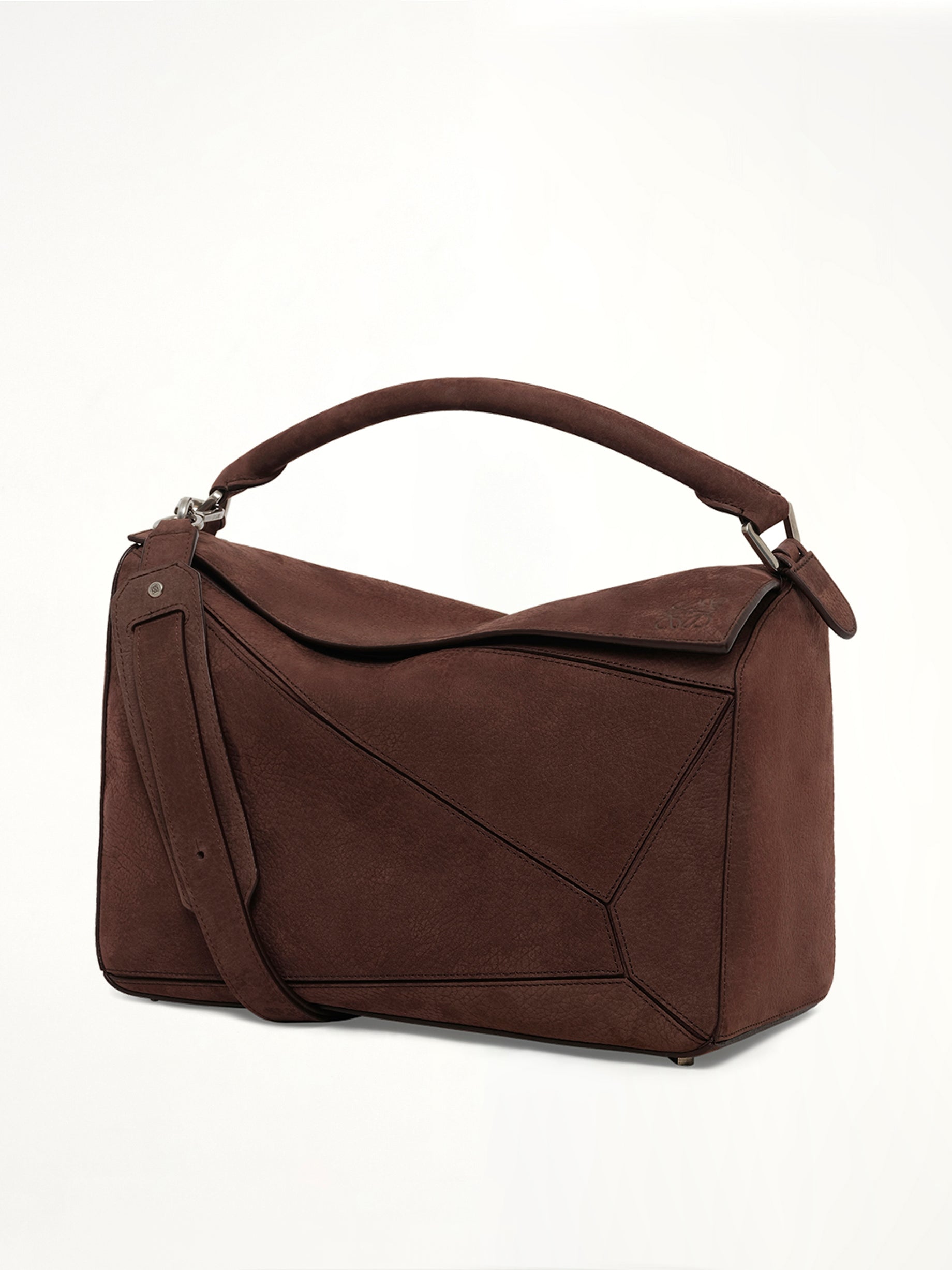 Puzzle Large Bag in Dark Chestnut