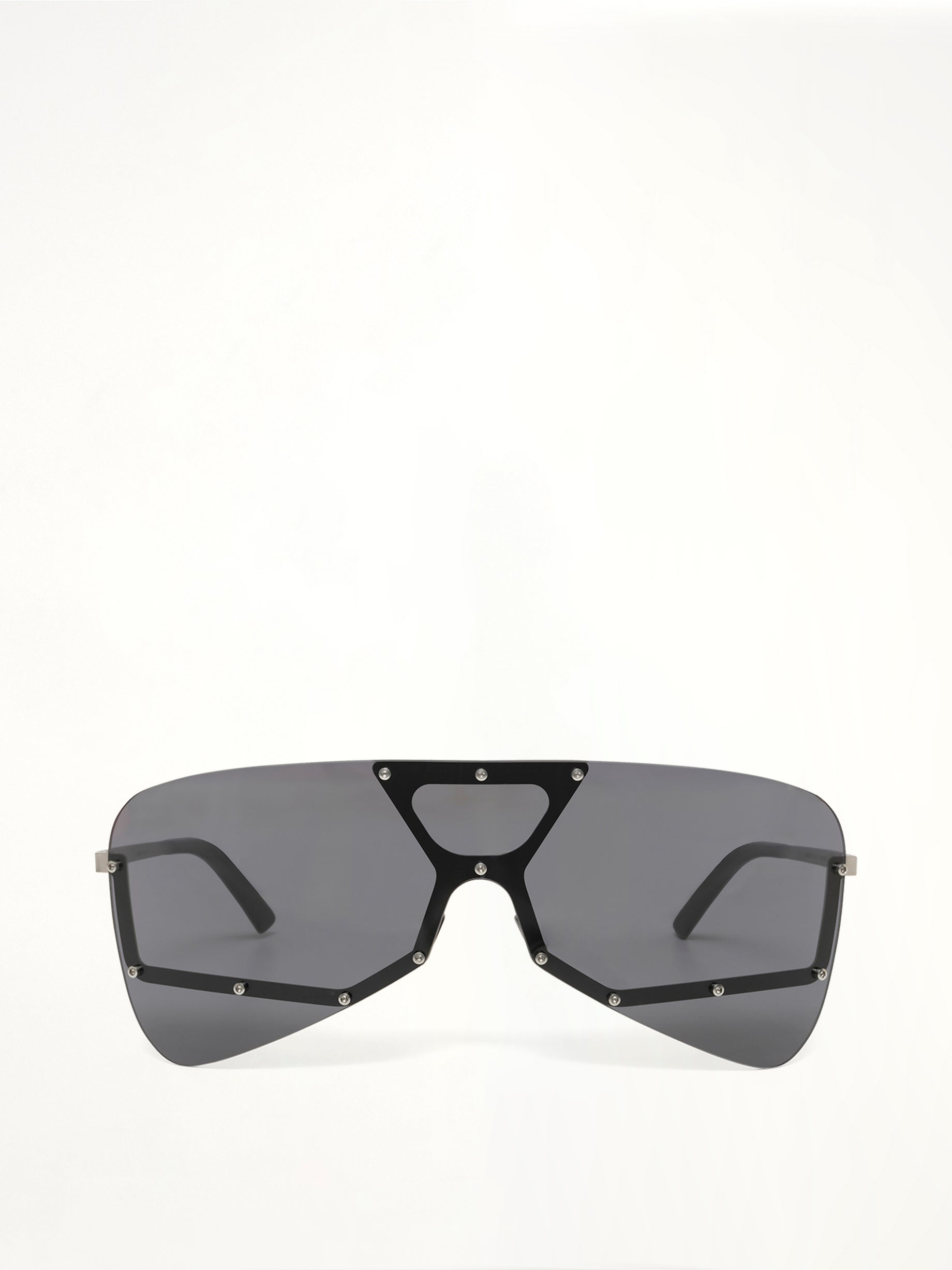 Tower Temple Sunglasses in Black/Silver