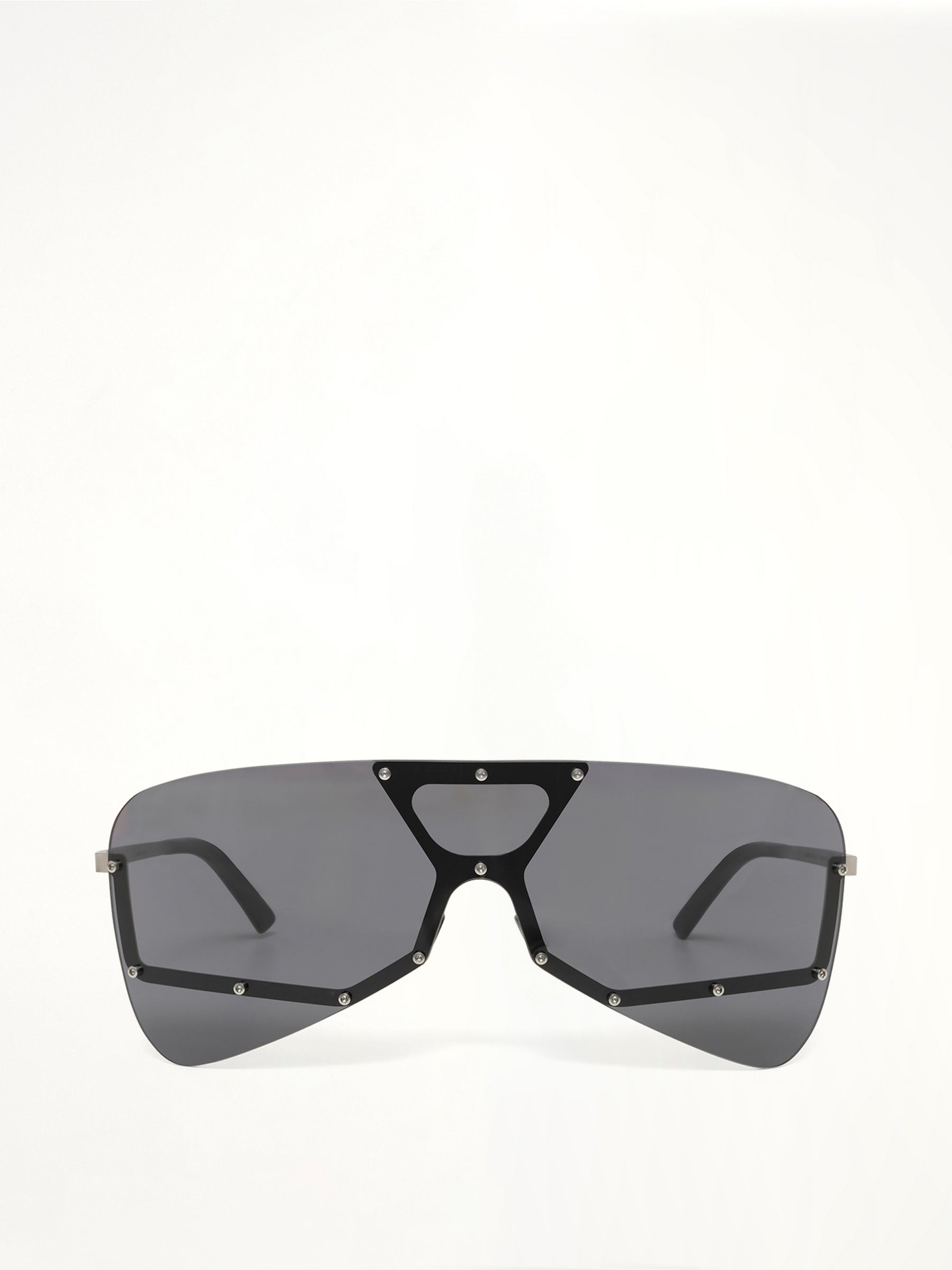 Tower Temple Sunglasses in Black/Silver