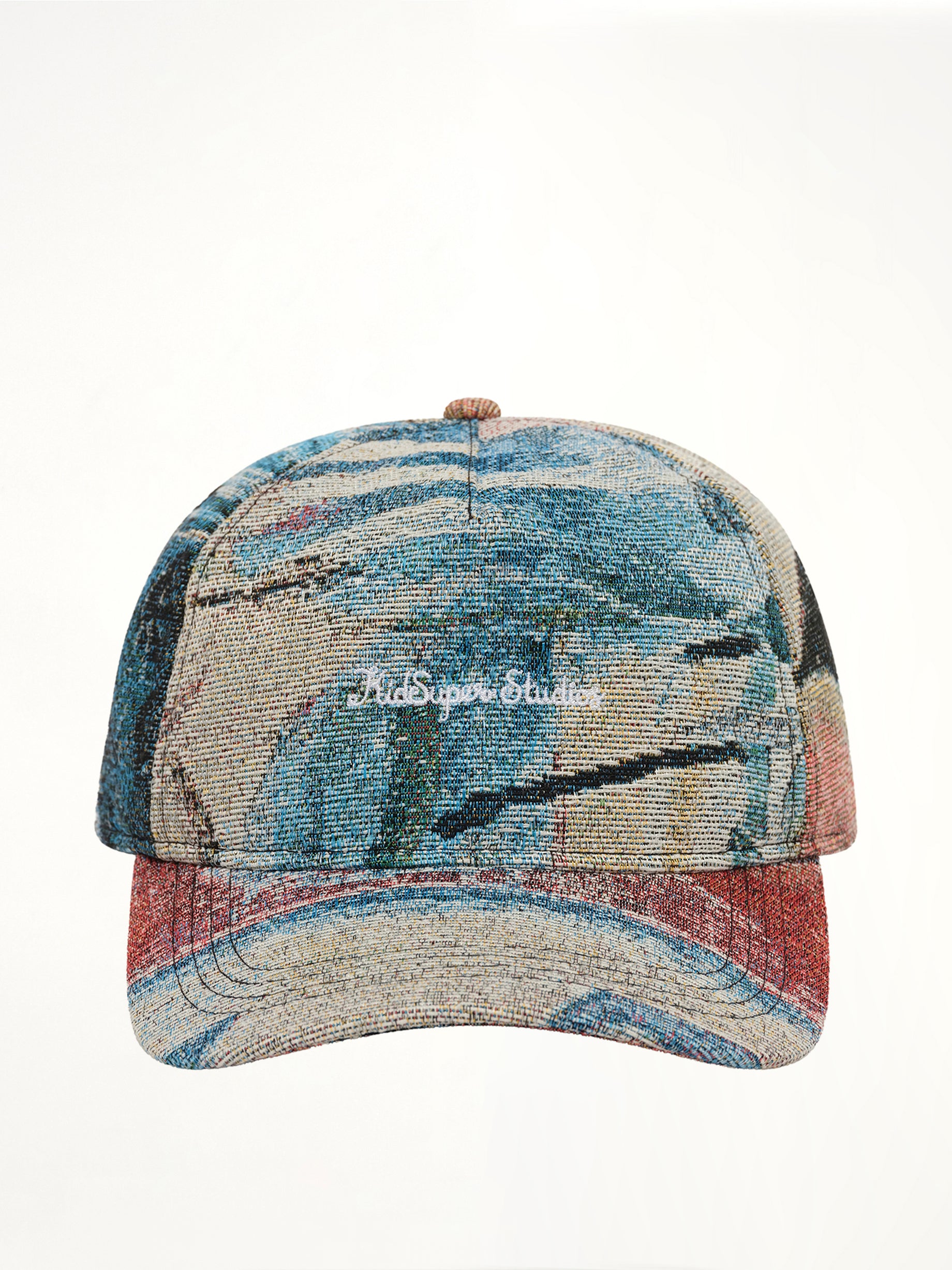 Jacquard Art Script Logo Hat in Multicolour