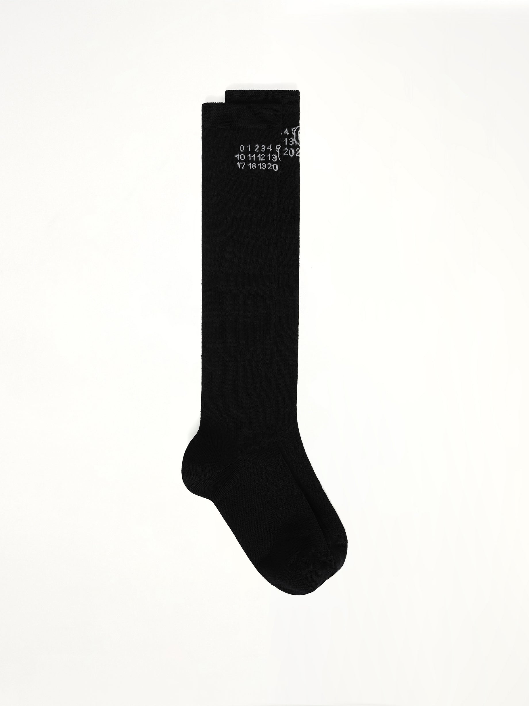MM6 Logo Socks in Black