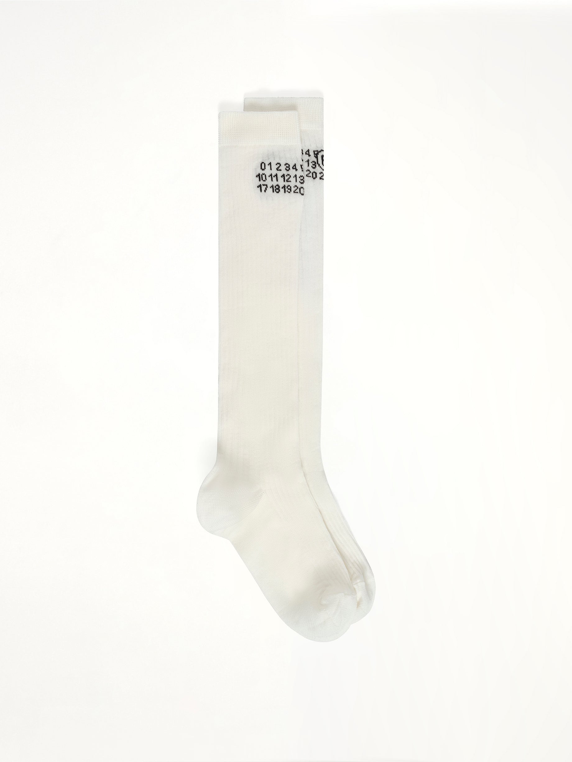 MM6 Logo Socks in White