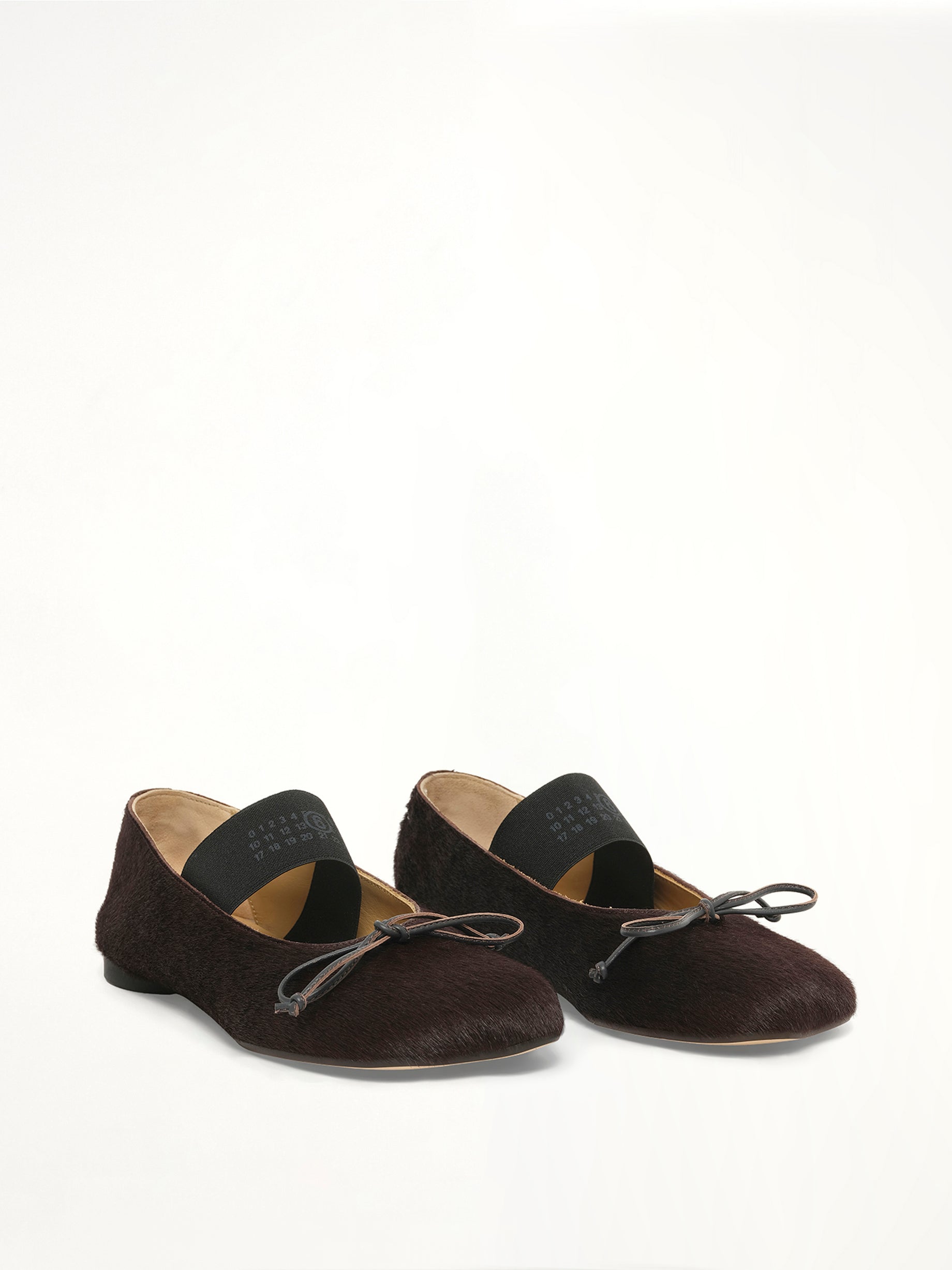 Pony Ballet Shoes in Dark Brown