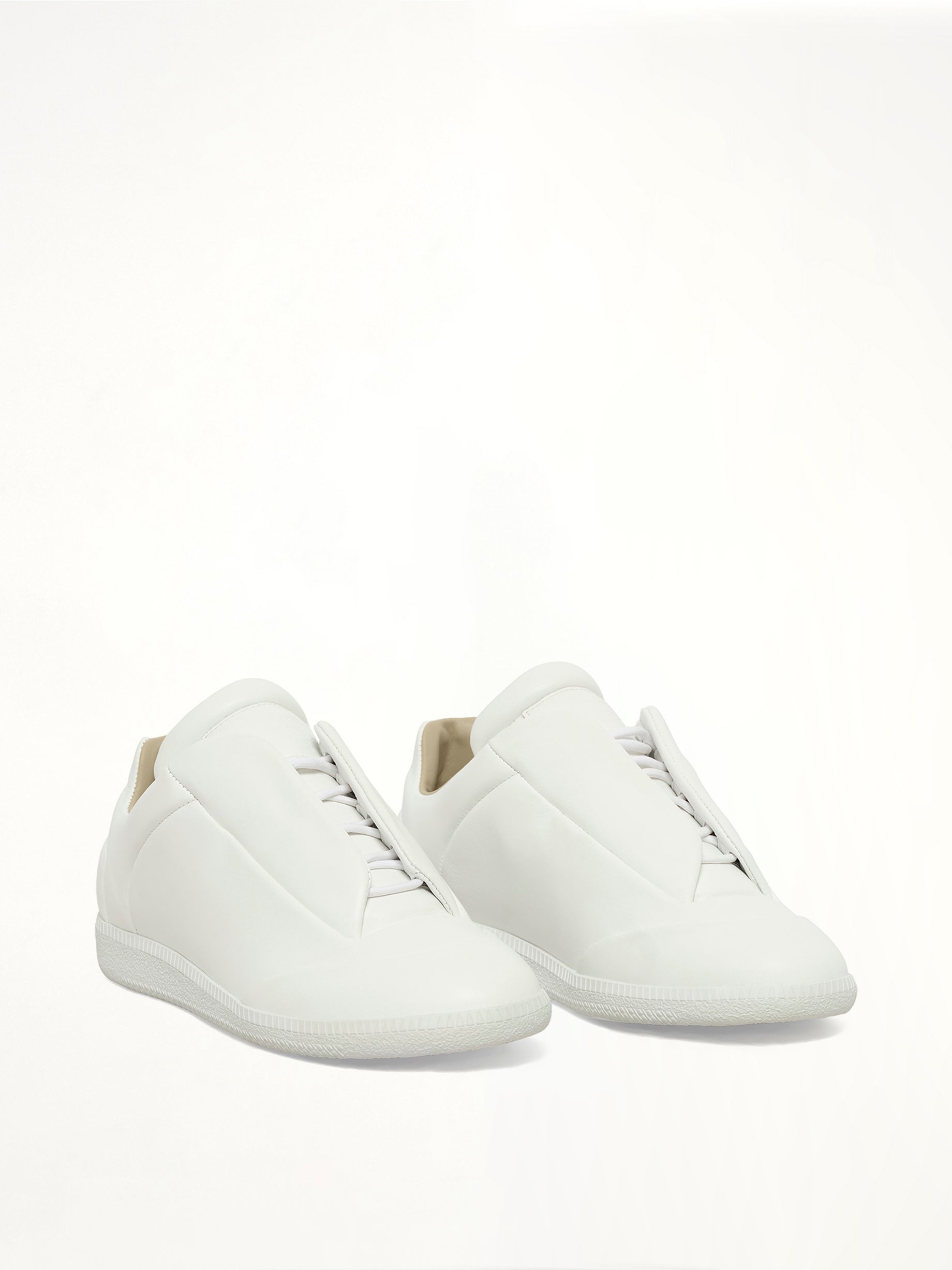 Future Low-Top Leather Sneaker in White