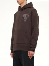 Amiri Lasso Embroidered Hoodie in Husk