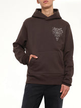 Amiri Lasso Embroidered Hoodie in Husk