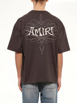 Amiri Lasso Oversized T-Shirt in Husk