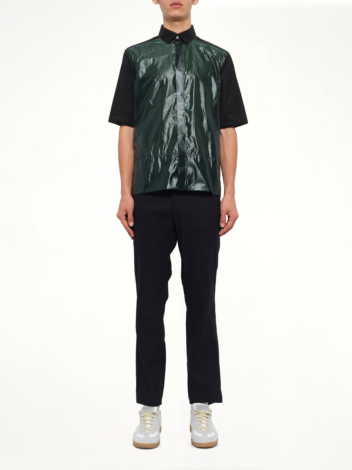 3/4 Sleeves Shirt in Black