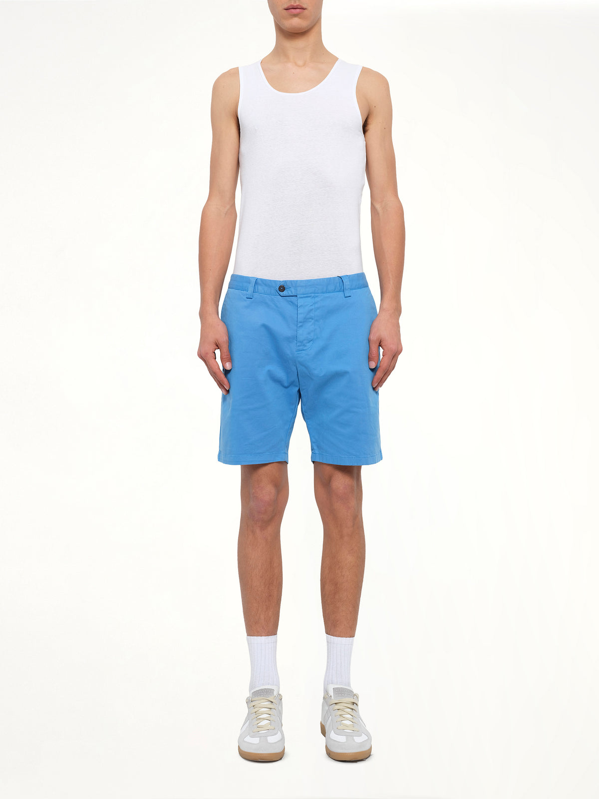 Bermuda Shorts in Light Blue