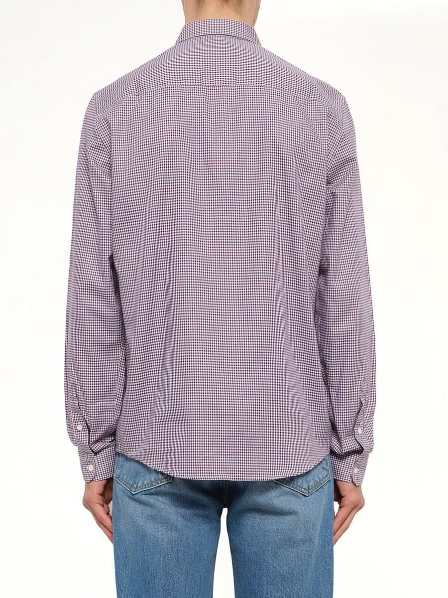 Button Down Shirt in Burgundy