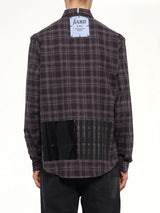 Check Flannel Shirt in Dark Grey