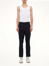 Flare And Zipped Pant in Black