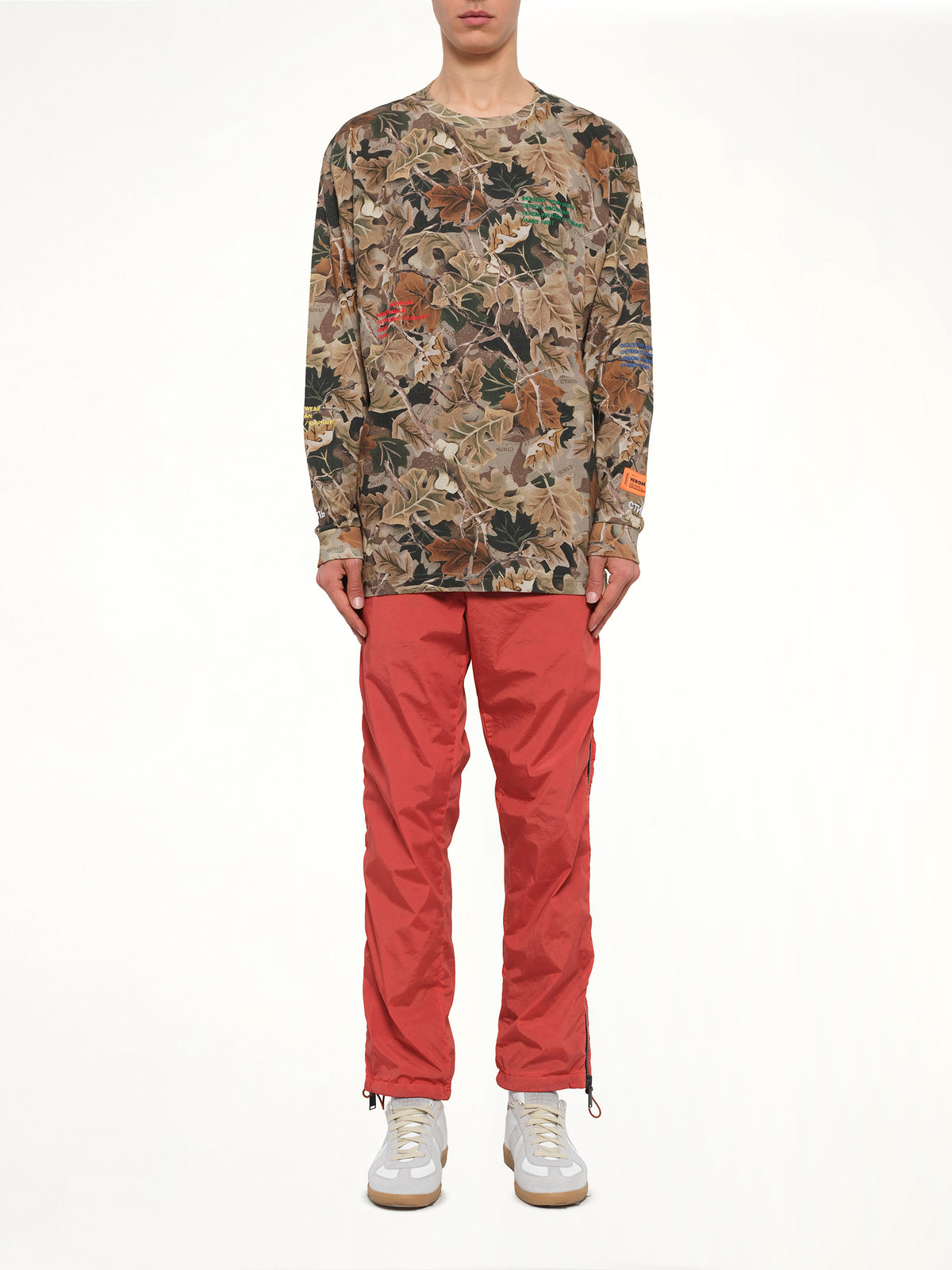 HP x Carhartt Camo Long Sleeve T-Shirt in Multicolor