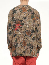 HP x Carhartt Camo Long Sleeve T-Shirt in Multicolor
