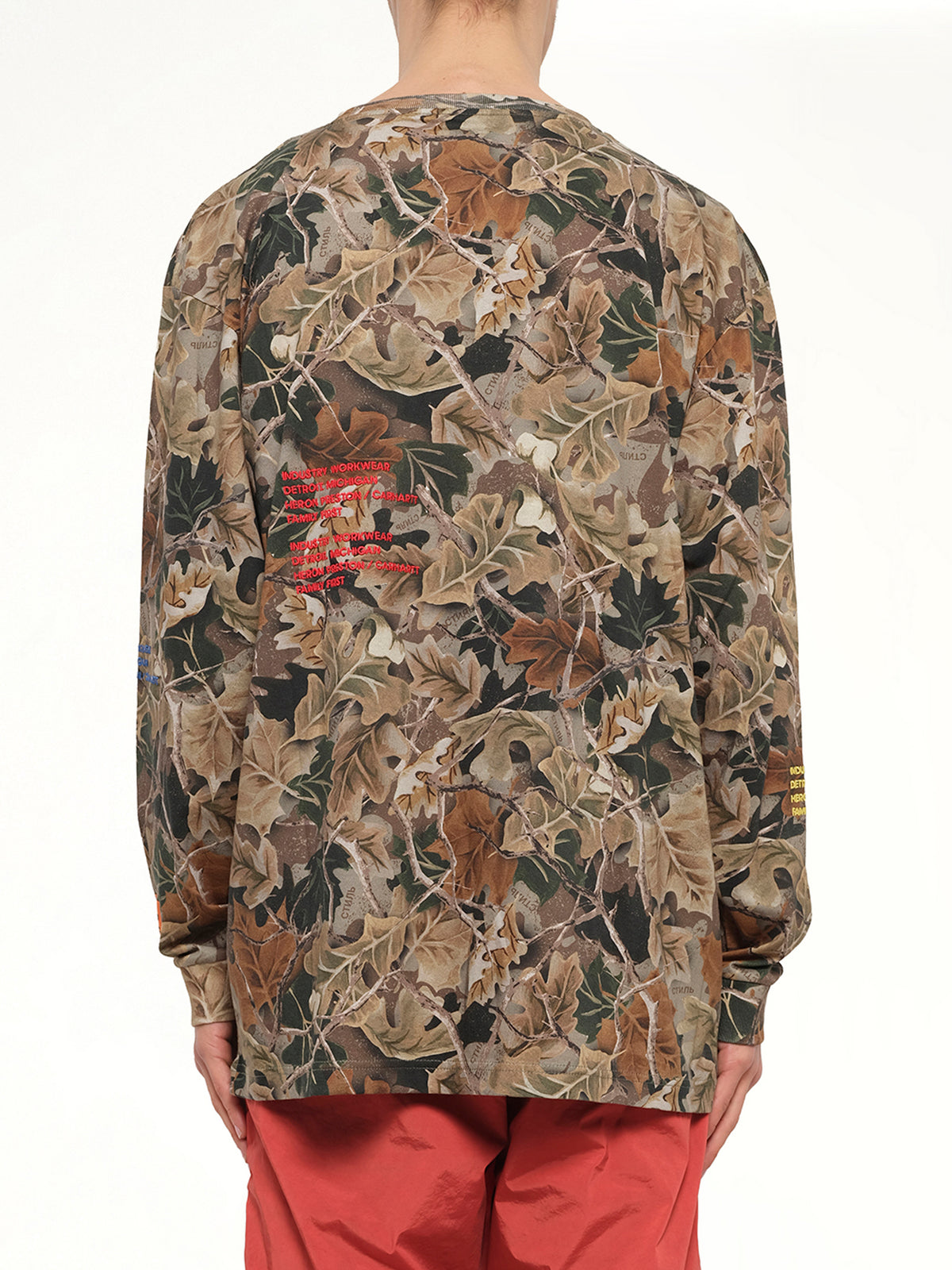 HP x Carhartt Camo Long Sleeve T-Shirt in Multicolor
