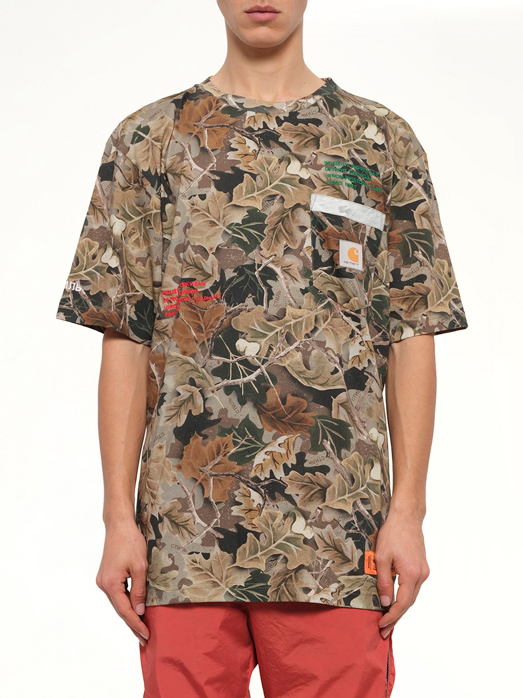 HP x Carhartt Camo T-Shirt in Multicolor