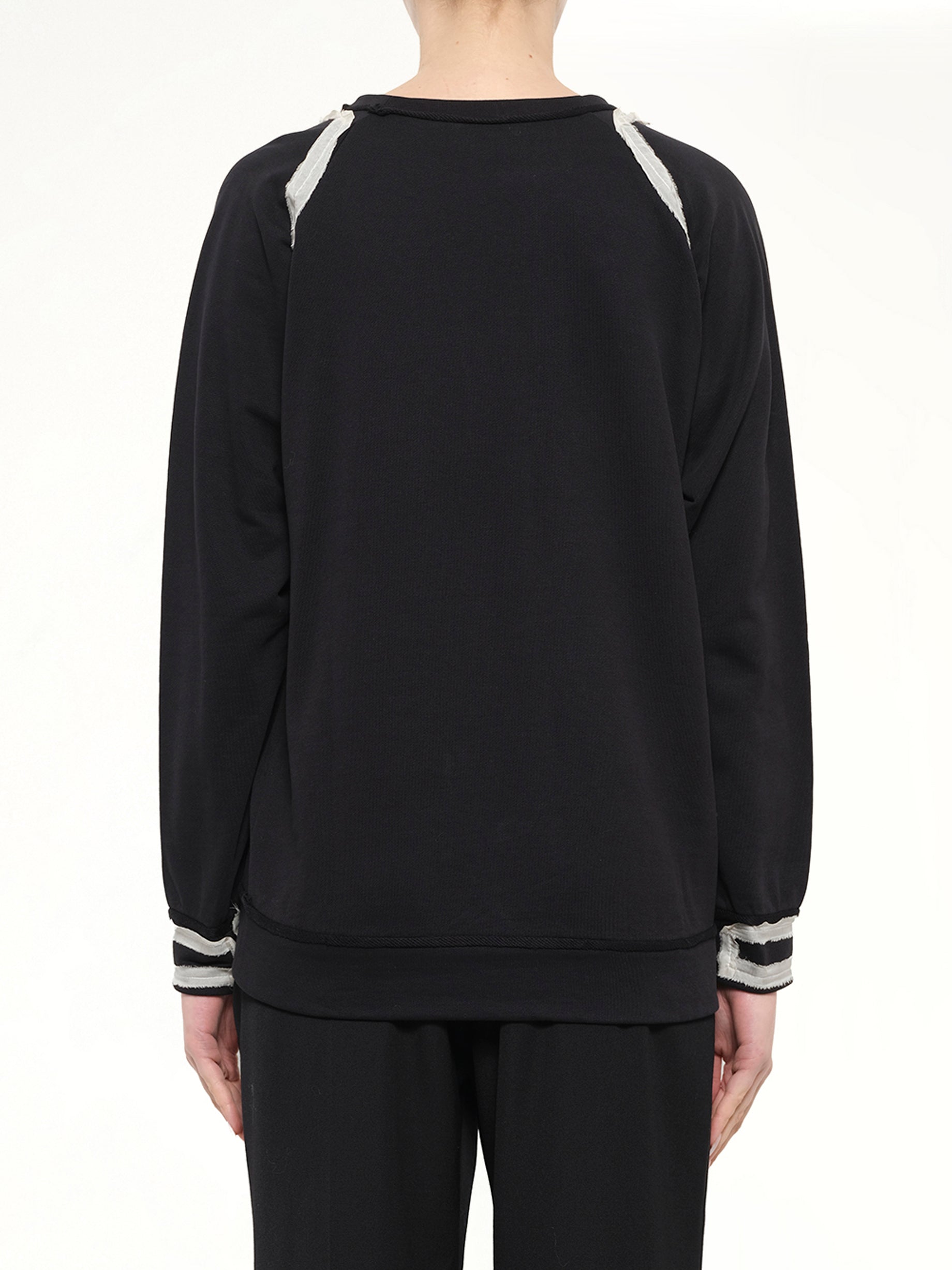 Lanvin Emb Jersey Top in Black