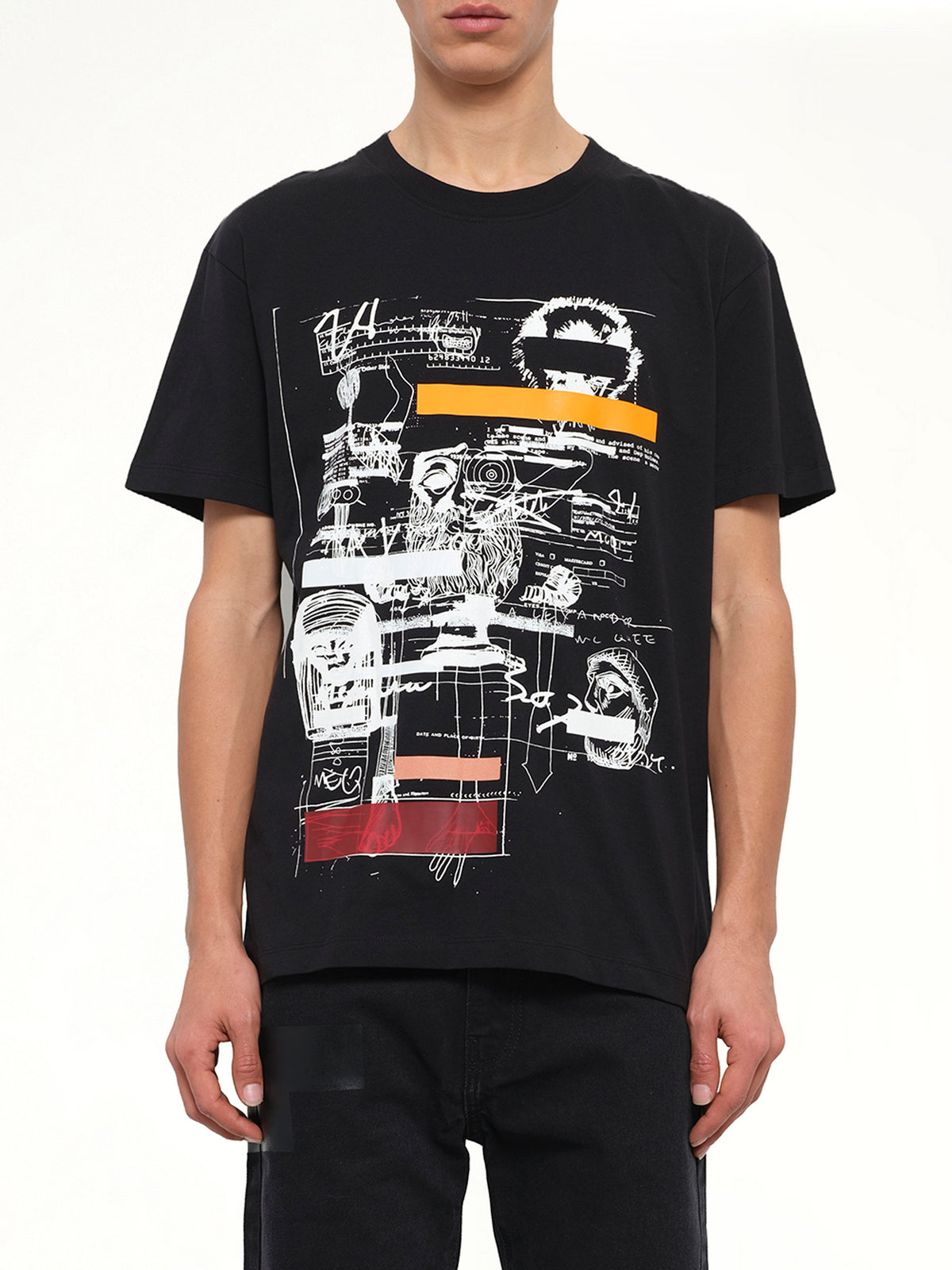 Overdrawn Tee in Black