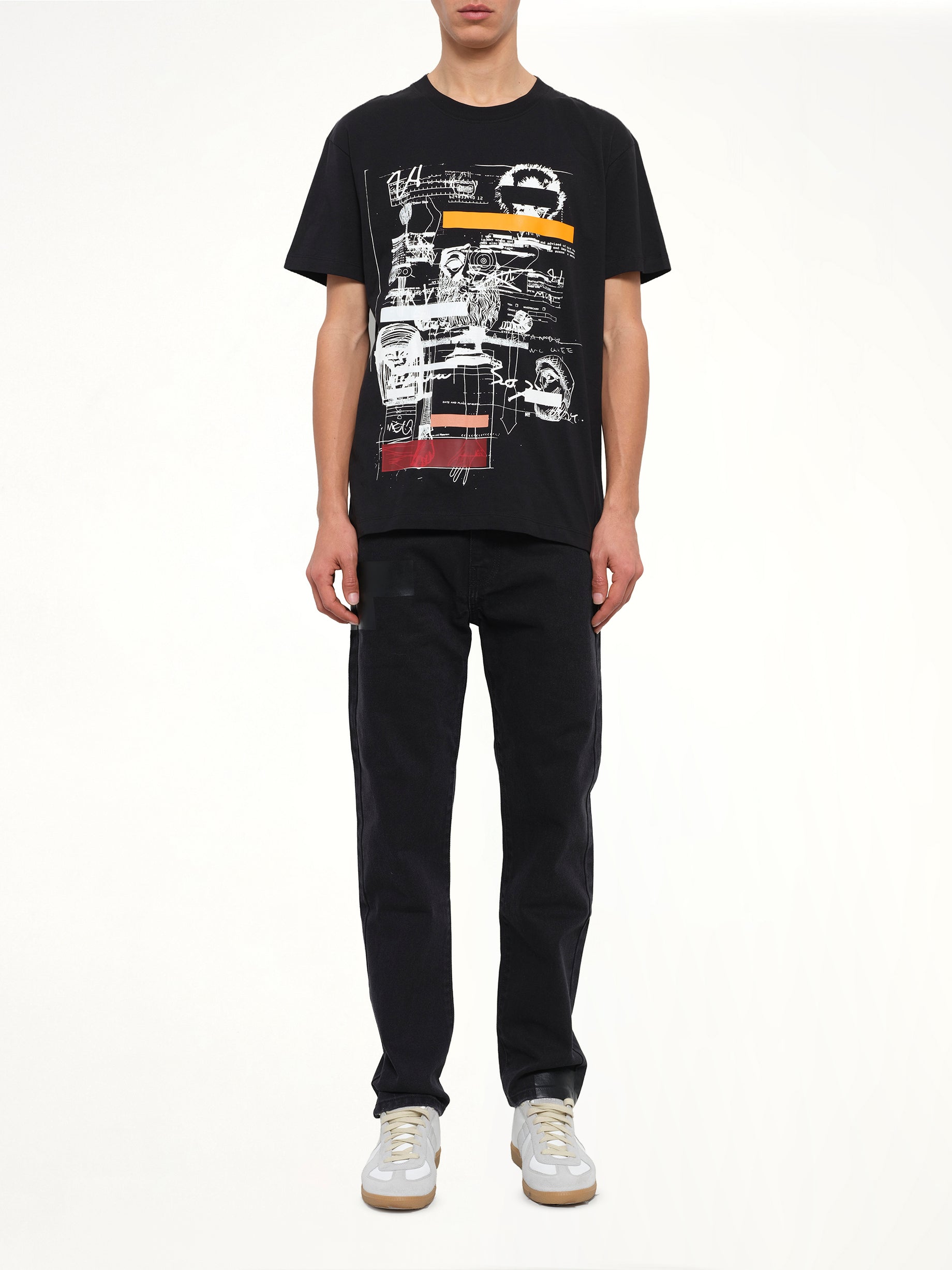 Overdrawn Tee in Black