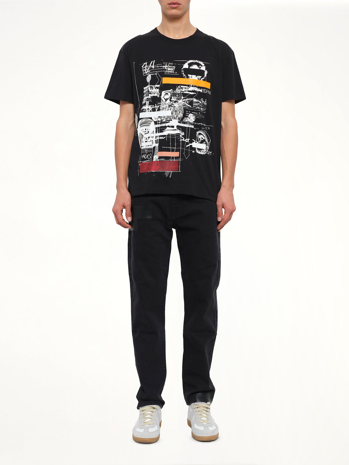 Overdrawn Tee in Black
