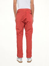 Side Zip Pants in Red