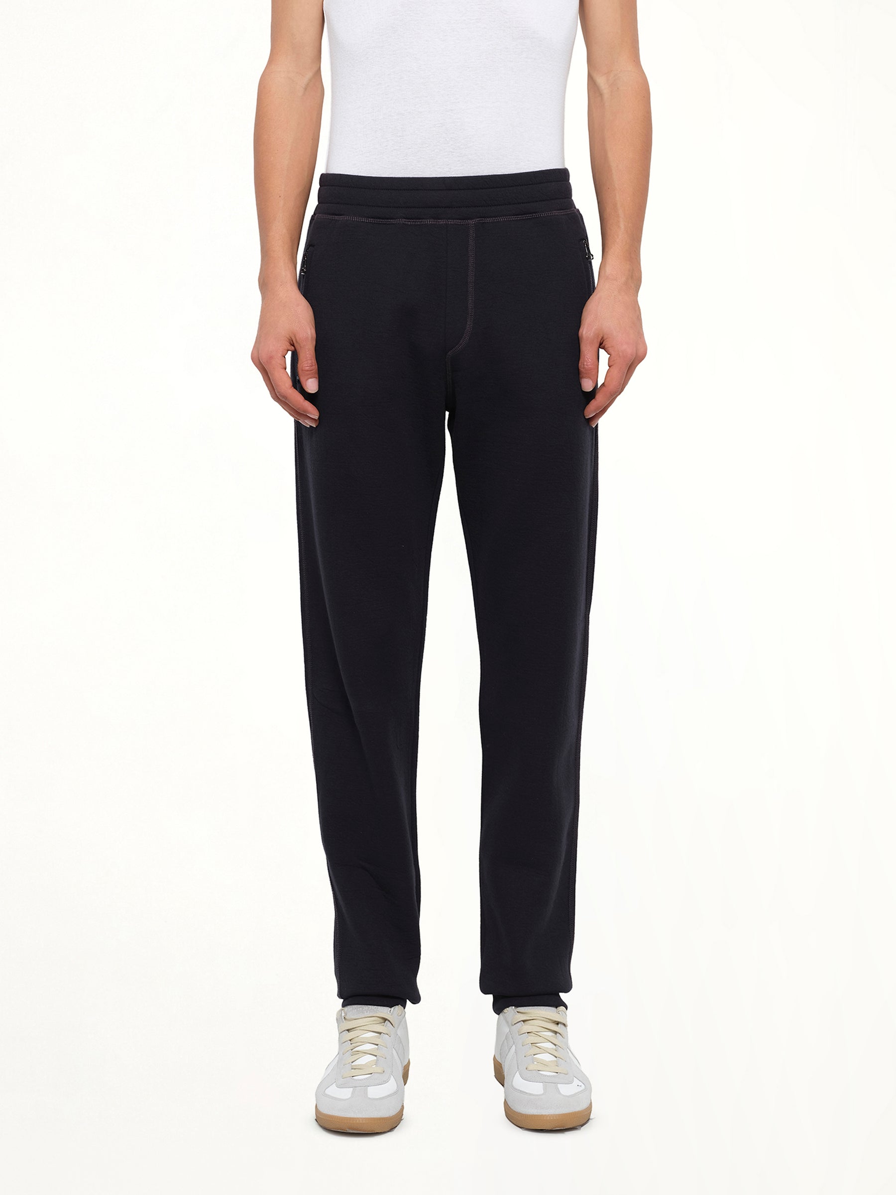Tech Jersey Slim Pants in Navy
