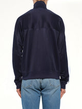 Zipped Sweatshirt in Navy