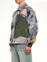 Café de la Coaches Jacket in Multicolour