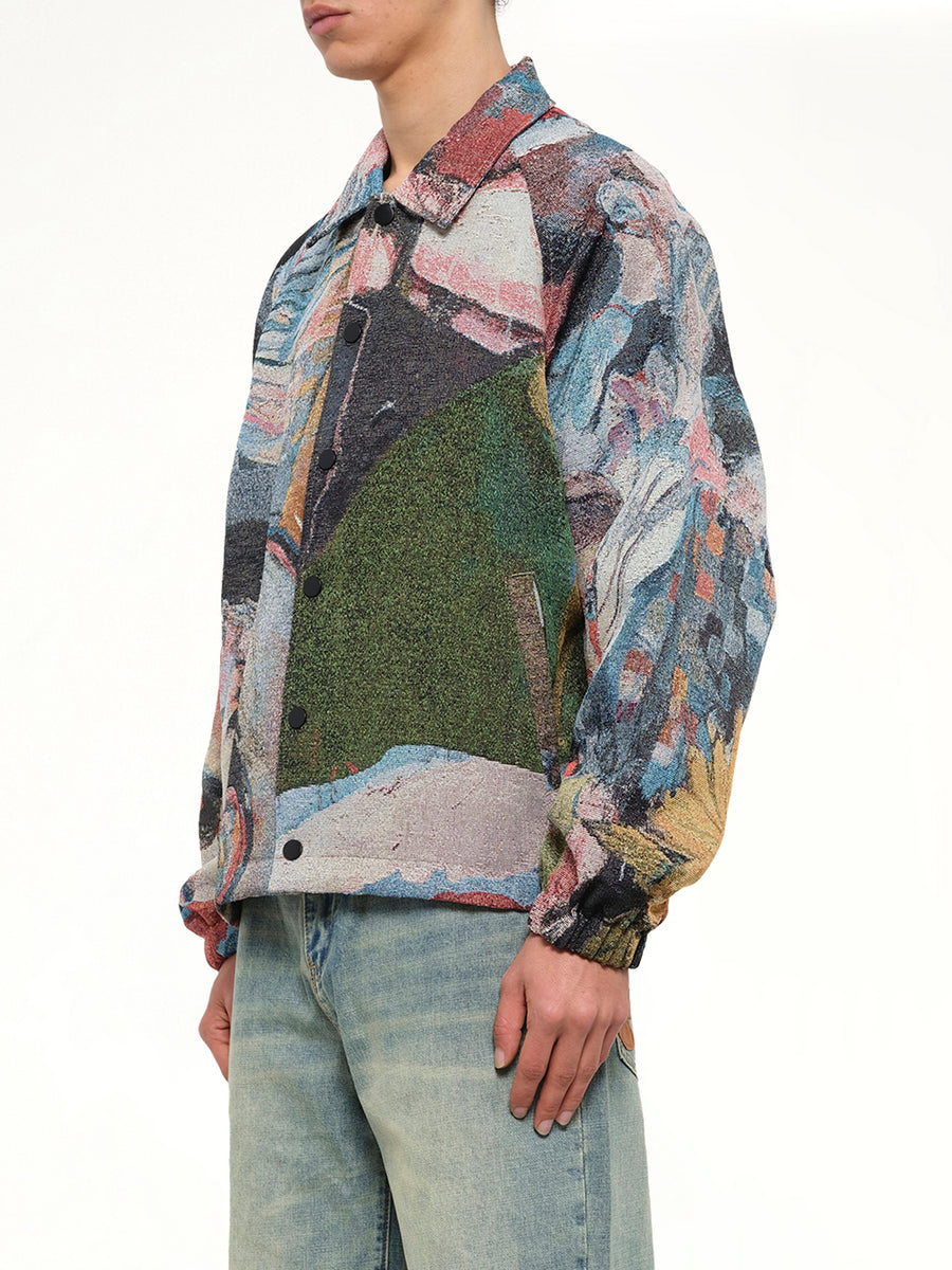 Café de la Coaches Jacket in Multicolour