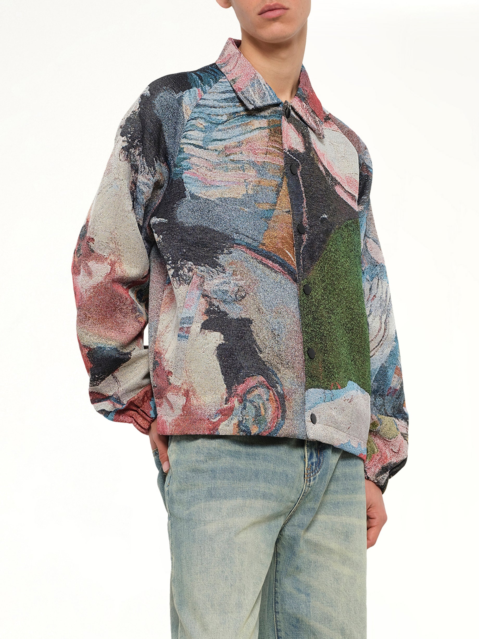 Café de la Coaches Jacket in Multicolour