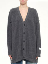Cardigan in Grey melange