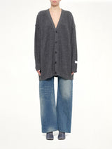 Cardigan in Grey melange