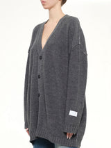 Cardigan in Grey melange
