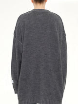 Cardigan in Grey melange