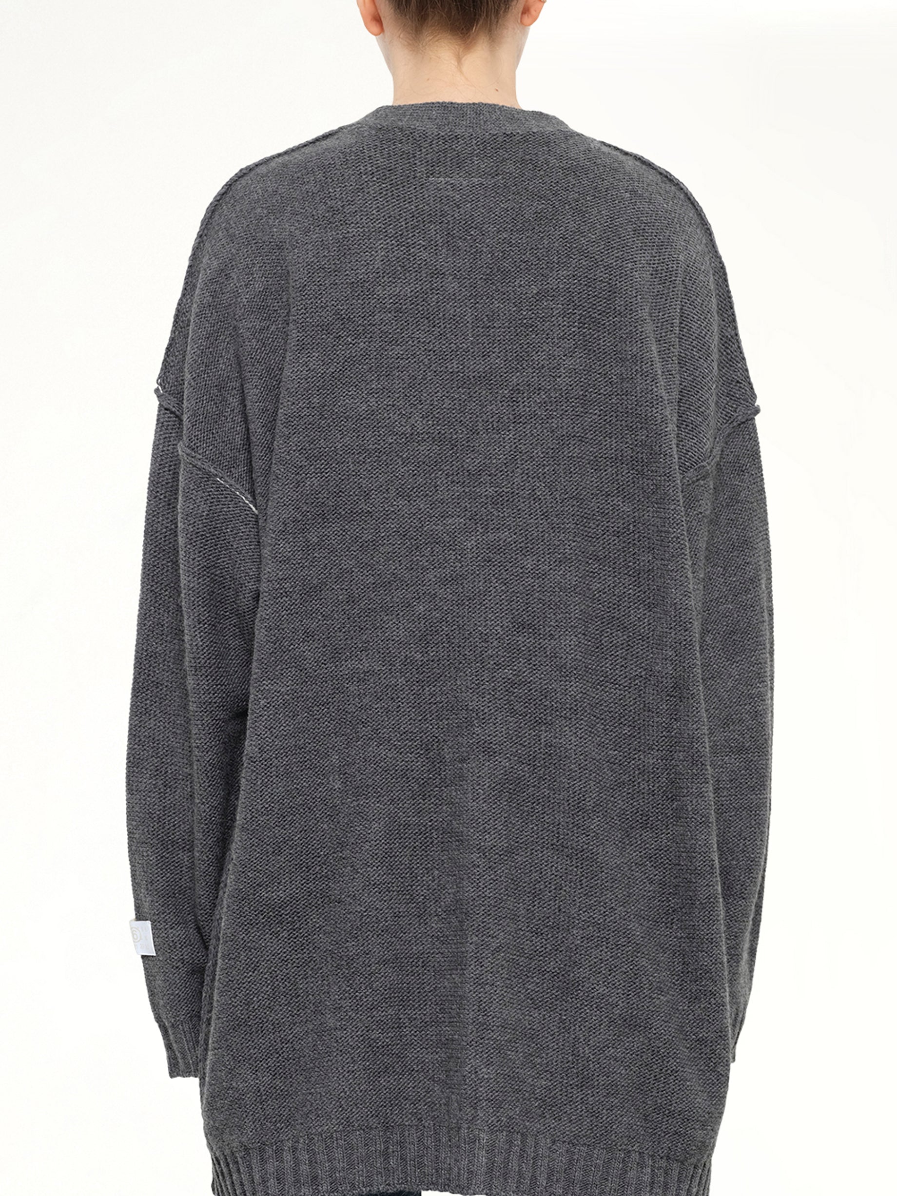 Cardigan in Grey melange