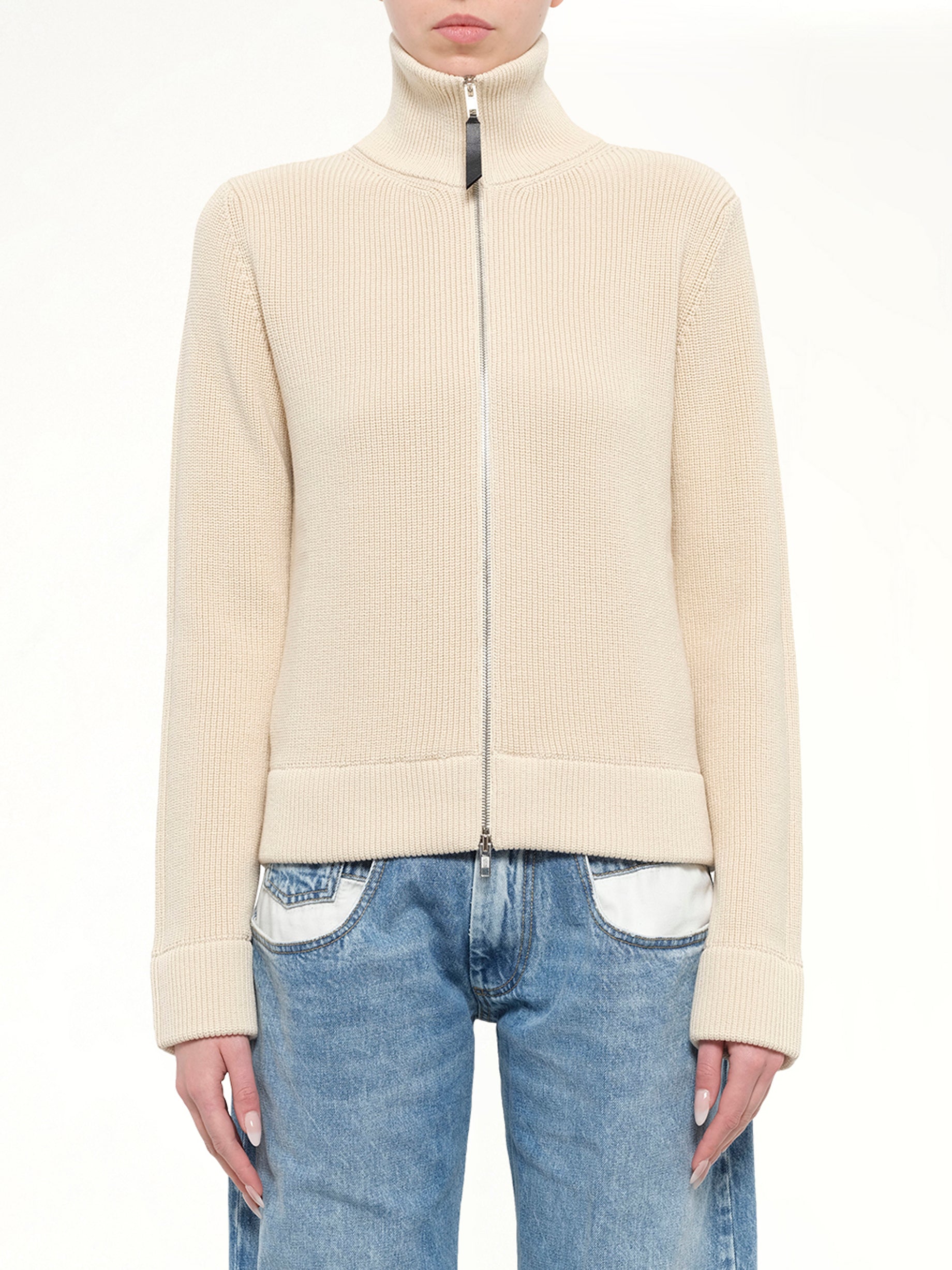 Cotton Camionneur Longsleeve in Ecru