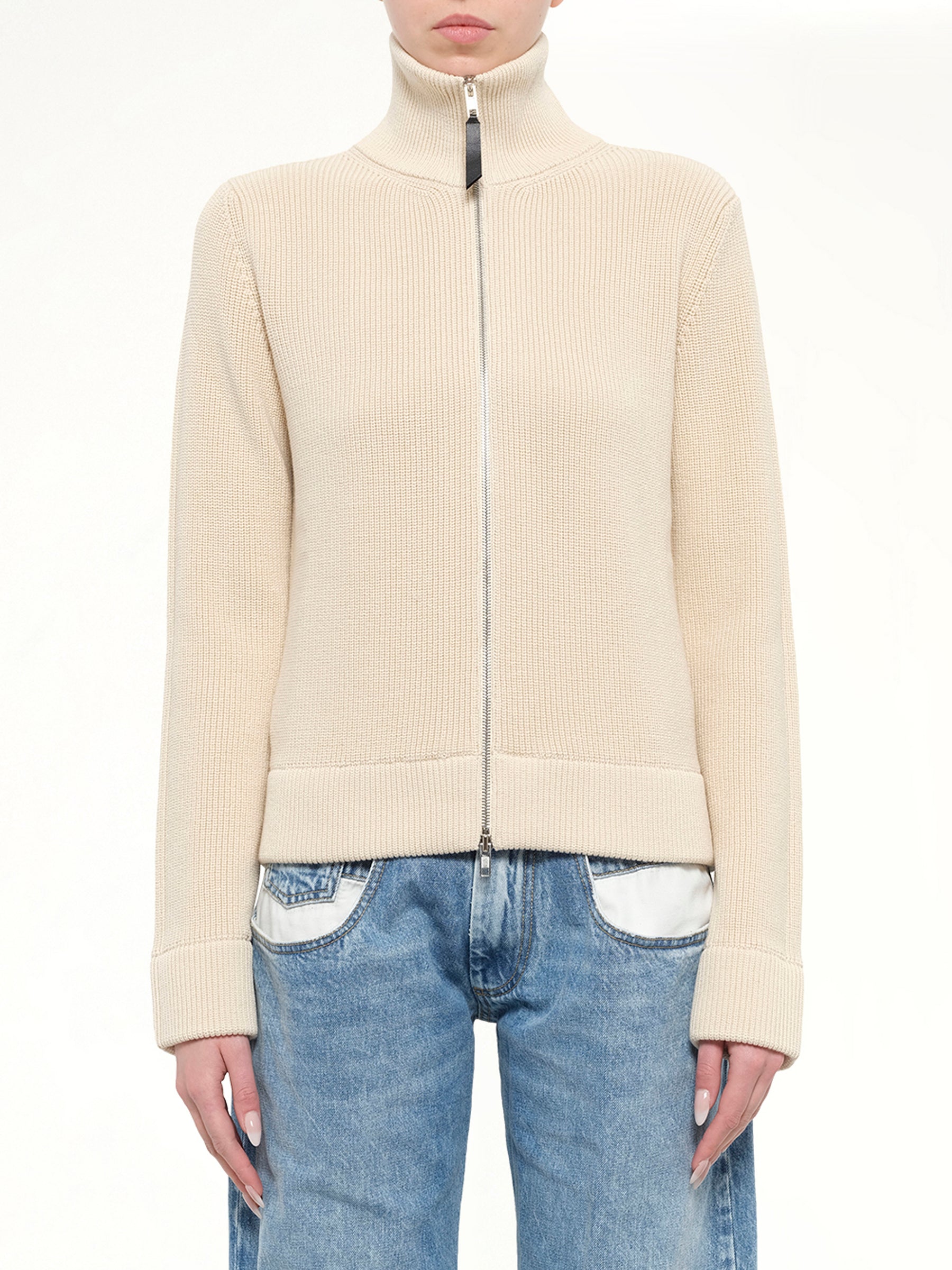 Cotton Camionneur Longsleeve in Ecru