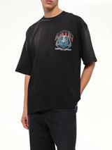 Crystal Amiri Hollywood Oversized T-Shirt in Black